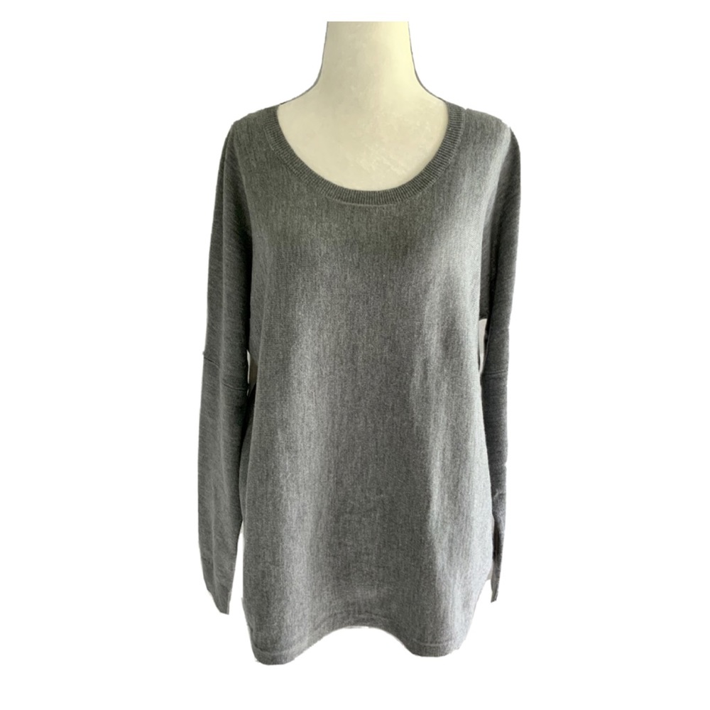 French Connection Knit Color Block Pullover Sweater Sz L